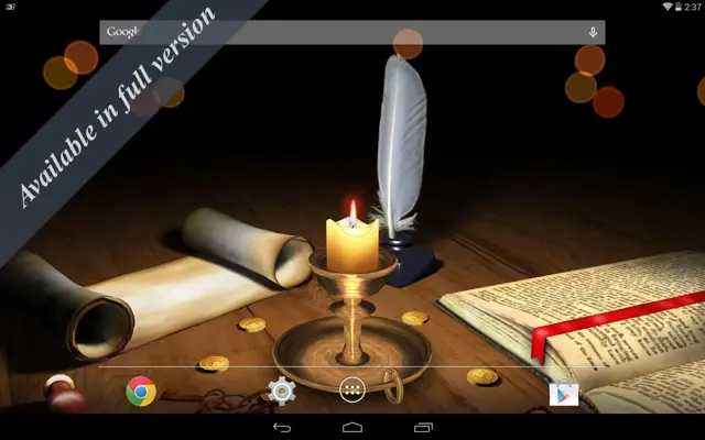 3D Melting Candle Free android App screenshot 1